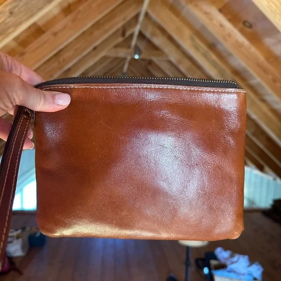 Patricia Nash clutch wristlet. Patricia Nash leather bag. Boho clutch - Picture 5 of 7